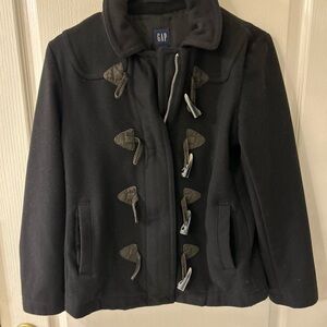 GAP Black Toggle Coat